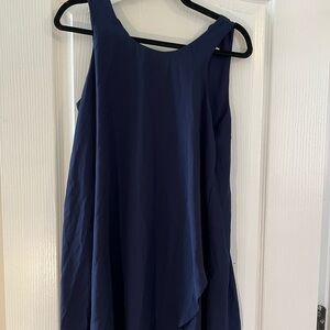 Navy Sleeveless Swing Dress - Classic Women's Dress